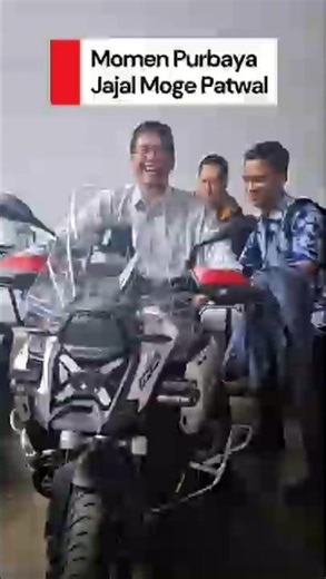 Menkeu Purbaya Jajal Moge Patwal: Enakan Motor Bebek