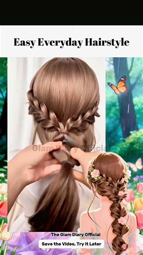 How to Do a Twisted Bubble Braid Ponytail | Easy Hairstyle Tutorial #BubbleBraid #TwistedPonytail