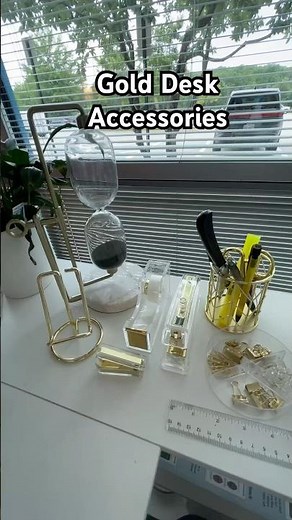 Transform Your Desk with These Chic Gold Accessories!