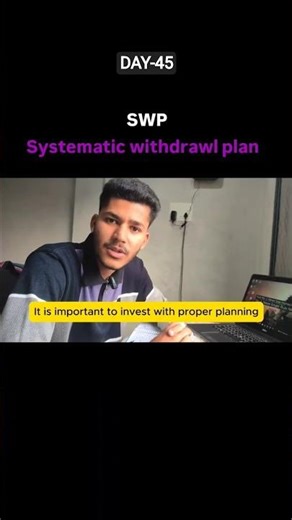 Day-45 | what is swp | Systematic Withdrawl Plan | #swp #shorts