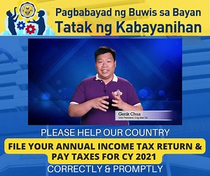 4.3K views · 82 reactions | Watch the taxpayer as he talks about online filing of tax return and payment of taxes via the BIR eServices. #PayYourAnnualIncomeTaxNow #PagbabayadNgBuwisTatakNgKabayanihan | Bureau of Internal Revenue Philippines | Facebook
