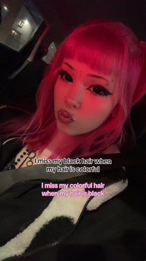 It's a never ending cycle🥀 #hairdye #pink #alt #alternative #hair | hair