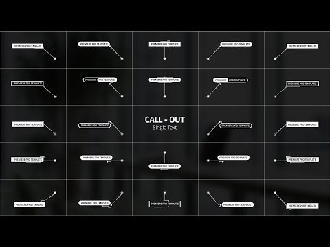 Call Outs Single Text | Premiere Pro
