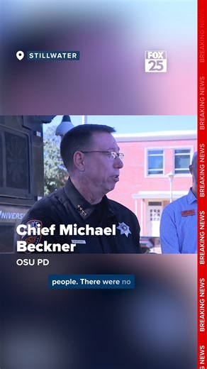 OSU Police Chief Michael Beckner on the victims of the early morning shooting outside an OSU dorm. | KOKH FOX 25 News, Oklahoma
