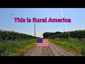 This is What Rural America Looks Like – Gravel Roads & Cornfields [4K Drive]