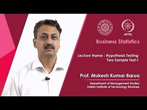 Hypothesis Testing Two Sample Test-I