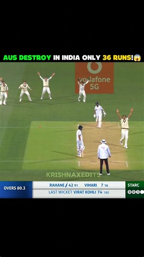 36 All Out 😳 | India’s Darkest Day in Australia?