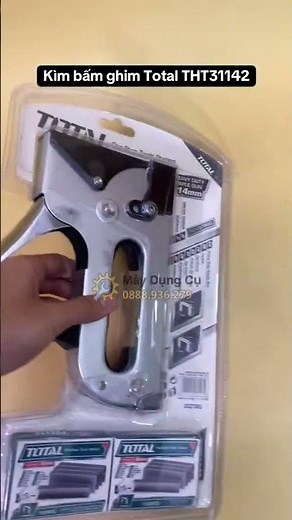 Kìm bấm ghim Total THT31142 | Thân thép sơn tĩnh điện, lực bấm mạnh, cực bền