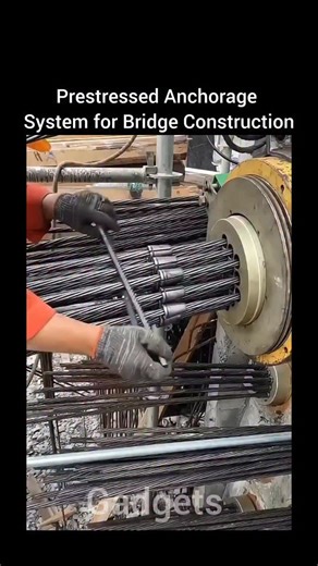 Industrial Gadgets on Instagram: "In modern bridge engineering, strength is not only about mass it is about controlled tension. The prestressed anchorage system is a critical structural component that transfers and secures the immense forces generated by prestressed steel tendons within concrete members. Without a reliable anchorage system, prestressed bridges would not achieve their long spans, high load capacity, or long-term durability. 🏗️ Purpose of Prestressing in Bridges Prestressing intr
