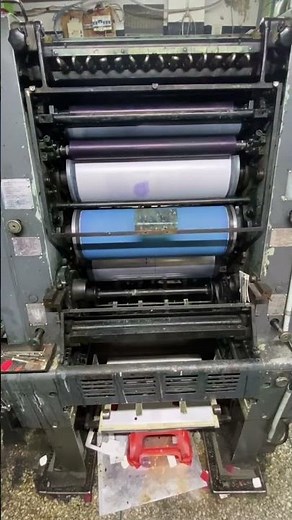 How Offset printing machines works