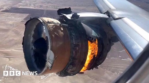 Boeing 777: Dozens grounded after Denver engine failure