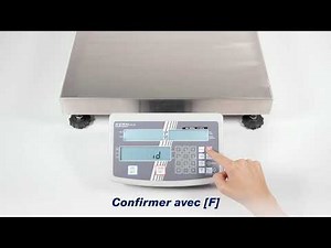 Balance de comptage industrielle avec pavé numérique pour entrée facile des données | KERN IFS