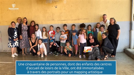 7.3K views · 92 reactions | [JUMELAGE]  Narbonne et Weilheim -ville jumelle bavaroise-, fêtent leur 50 ans de jumelage. A cette occasion, une cinquantaine de Narbonnais, dont des enfants des centres d’accueil de loisirs ont été photographiés pour la création d’un mapping artistique. ⤵️ | Ville de Narbonne | Facebook