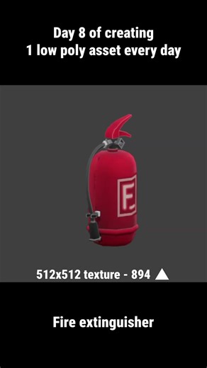 Day 8 of creating 1 low poly asset every day