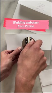 175K views · 1.3K reactions | Custom embossers are an easy way to elevate your wedding invitations! | Zazzle | Facebook