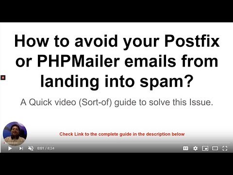How to avoid your Postfix or PHPMailer emails from landing into spam