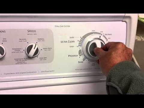 kenmore elite washing machine timer