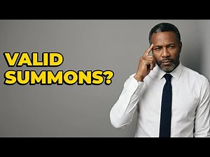How Do I Identify A Valid Court Summons?