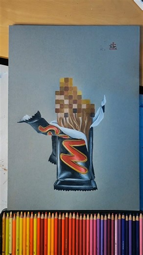 un mars pixelisé parce que eux aussi ont le droit à être anonyme 😭 #dessin #realisticdrawing #art