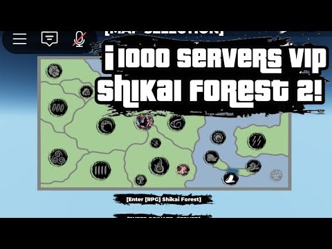 "1000 Servidores VIP Shikai Forest 2 2025" | Private Server Codes | Shindo Life