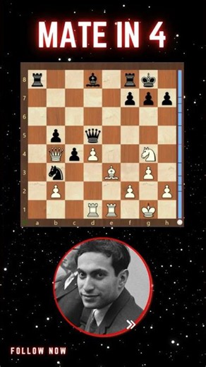 Checkmate Puzzle #4 #trendingshort #chess #games #chesstactics