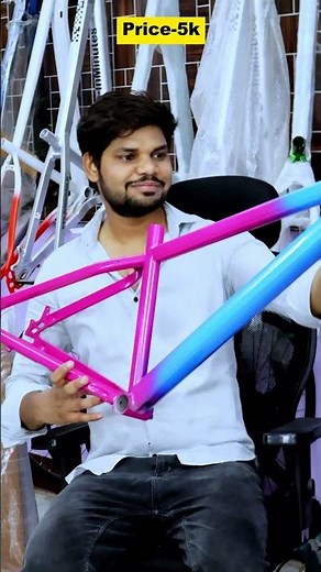 Custom build mtb stunt cycle down dirt jump frame for freestyle game#bikestunt #mtb