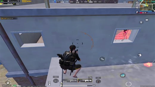 Zero performs the strongest fight in the tough house الزيرو يعمل اقوى فايت في البيت الصعب PUBG Mobile | IZero Gaming
