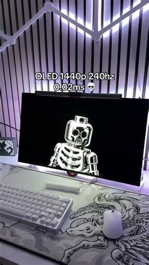 The perfect monitor to buy? Always choose OLED. #monitor #pc #pcsetup #pcgaming #techtok #pcs #oled