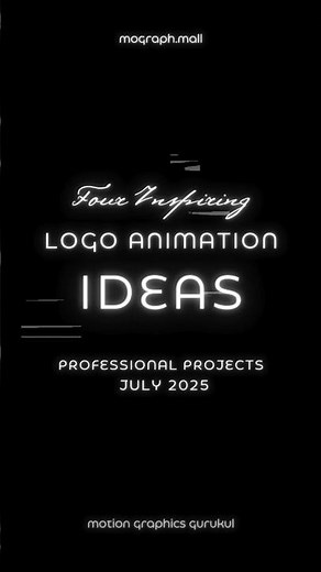 4 After Effects Logo Animations That Get You Paid #logoanimation #logomotion
