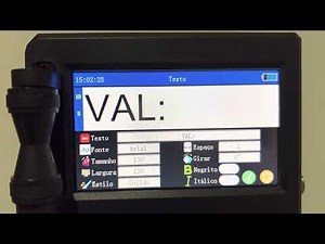 Data de validade. Como inserir uma data de validade no datador inkjet handjet M15?