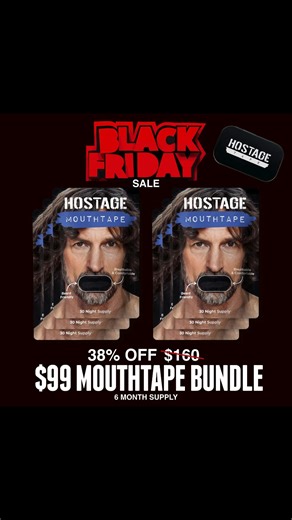 Black Friday starts now. Save 38%, trusted by over 150,000 people for deeper rest and quieter nights. | Hostage Tape | Facebook