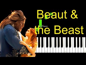 Beauty & The Beast EASY Piano Tutorial
