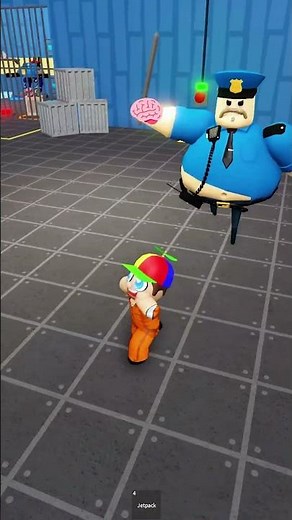 JOHNNY plays BARRY 2 PLAYER ESCAPE 🧠 #roblox #johnny