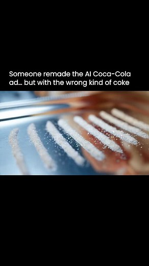 The internet got hold of Coca Cola’s new AI generated holiday ad and instantly turned it into something nobody expected. A festive remix with suspicious white powder, wildlife acting completely unhinged, and a delivery route that looks more like a cartel drop-off than a Christmas commercial. This parody blew up on X after the original Coca Cola ad faced backlash for its uncanny AI visuals. The remix takes it even further, turning the cozy Christmas aesthetic into a chaotic meme only the internet