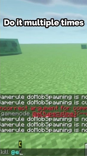 Minecraft get rid of slime in superflat #minecraftshorts#shorts
