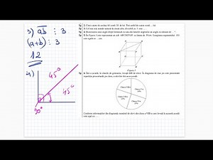 Evaluare Nationala 2020 - Testul 40 - Subiectul 1 - Teste de antrenament - Clasa a 8-a