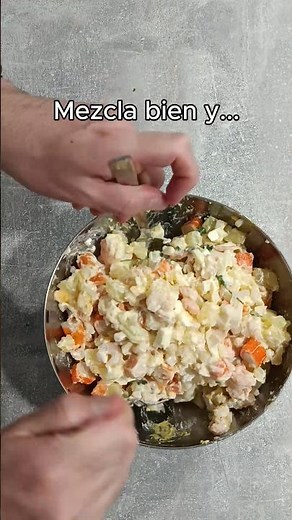 Stop eating heavy potato salad! My light seafood version
