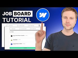 Creating a Job Board in Webflow in 5 Minutes | User-Generated Job Postings Tutorial 💪
