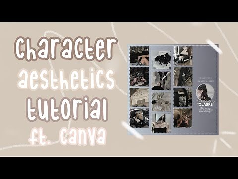 how i make stunning character aesthetics for wattpad - aesthetic moodboard tutorial ☁️🌪️🩶