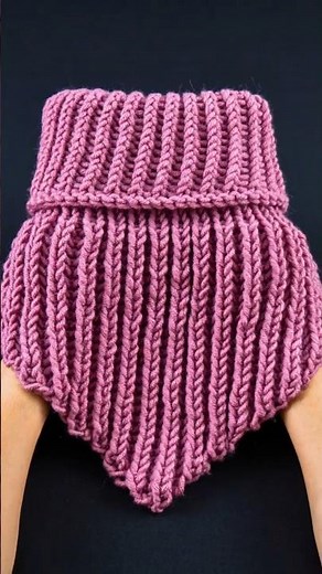 Simplest knitted snood/scarf! Miarti🧶