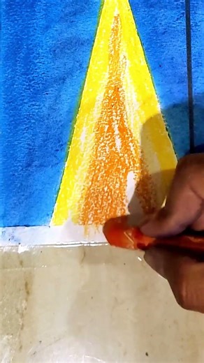 🥰Street Light ✨️Awesome Crayon Drawing ✨️ #art #crayons