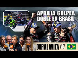 Aprilia Strikes Twice at the 2026 Brazil MotoGP | Bezzecchi / Martín | DURALAVITA #2