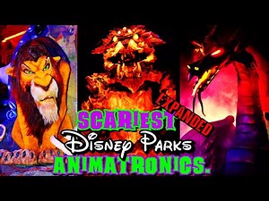 Top 12 Disney's Scariest Animatronics Remastered