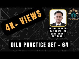 DILR Set-64 | CAT 2025 Preparation | Anastasis Academy MBA Prep | 4K+ Views