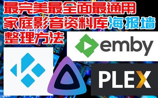 超完美整理家庭影音资料库，完美适配Kodi, Emby, Jellyfin, Plex等家庭影音软件-By tinymediamanager