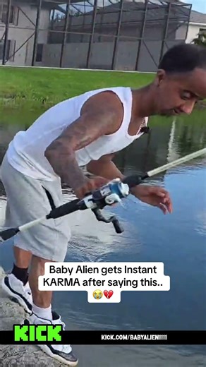 Baby Alien gets instant Karma.. 😭💔 #babyalien #fyp #funny #viral