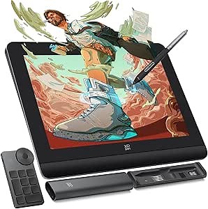 XP-PEN Artist Pro 14 Gen2 Drawing Tablet with Screen，Drawing Monitor Display 16K Pressure Levels, X3 Pro Battery-Free Stylus, 1920 * 1200 Display, 123% sRGB, Mini Keydial, for Digital Sketch, Paint
