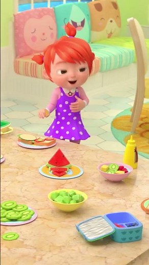 Yummy Fruits 🍋 for Healthy Snacks! Lunchtime with #cocomelon! #shorts