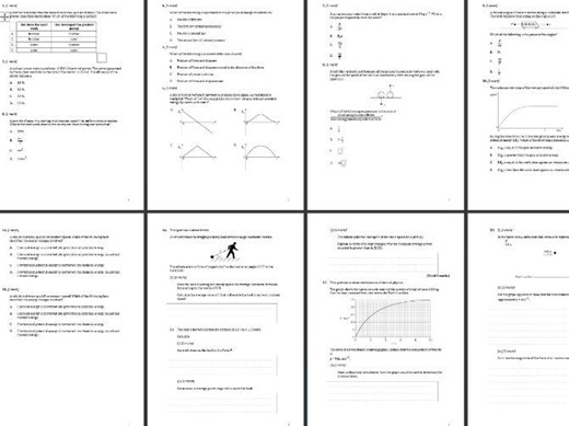 IB DP Physics: Question book A.3 Energy, work and power SL | Teaching Resources