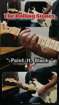 Paint It, Black ✨️🎸 Rolling Stones Cover (Tune in 430/C) 🎸⚡ #therollingstonescover,#therollingstones